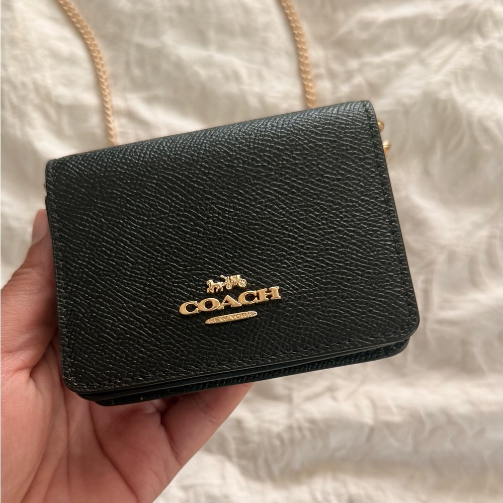 New Coach Mini Chain Wallet Crossbody